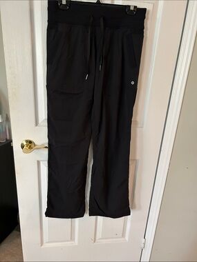 lululemon athletica womens Black Drawstring Jogger Pants